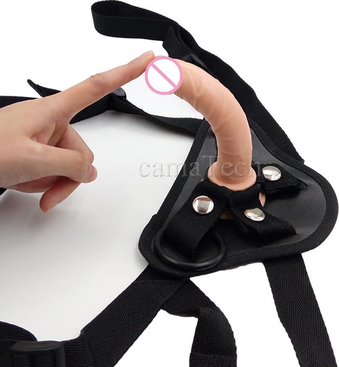 Strap-on harness + dildo