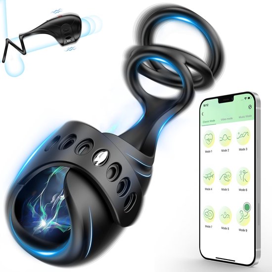 App-controlled vibrating ring